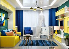 Красивые матовые натяжные потолки в гостиной фото в Санкт-Петербурге