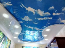 Двухуровневые натяжные потолки в Санкт-Петербурге